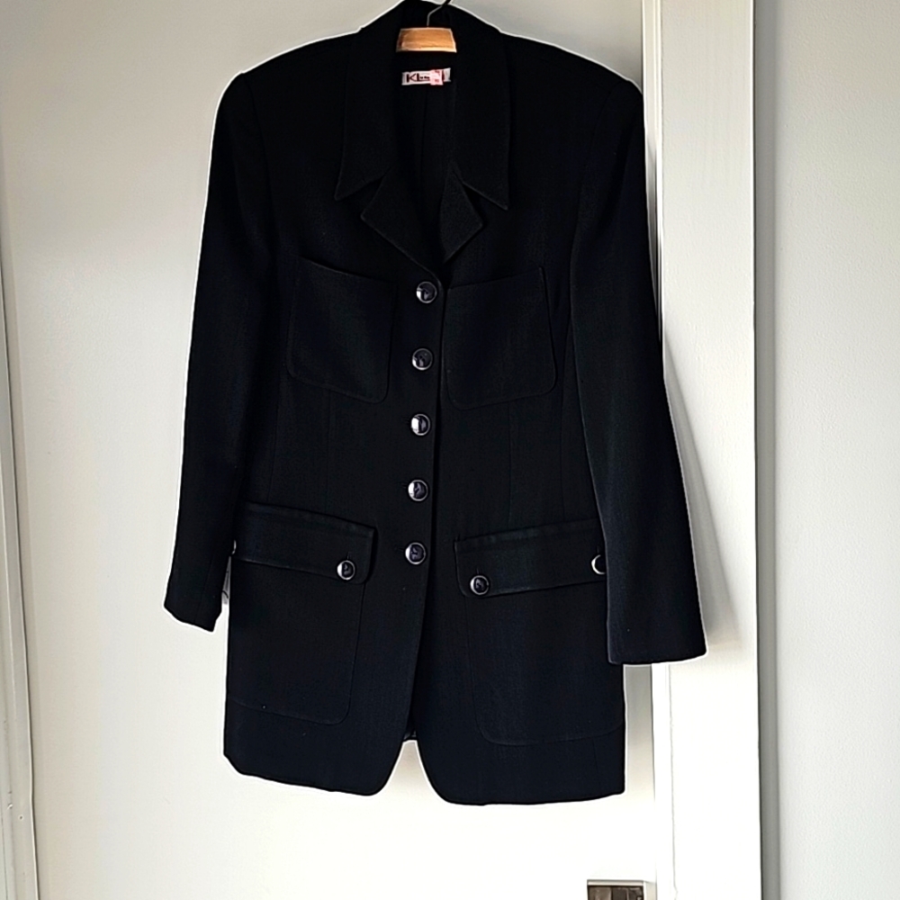 Karl Lagerfeld Vintage Navy Blazer Sz 8